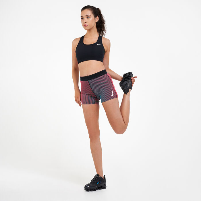 Nike Women's AeroSwift Shorts Grey Nike Women's AeroSwift Shorts Grey image number 2