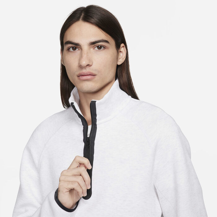 Nike Men's Sportswear Tech Fleece 1/2-Zip Sweatshirt Ivory Nike Men's Sportswear Tech Fleece 1/2-Zip Sweatshirt Ivory image number 2