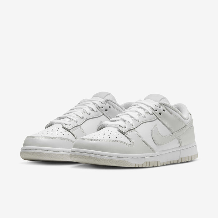 Nike Women's Dunk Low Shoes White Nike Women's Dunk Low Shoes White image number 5