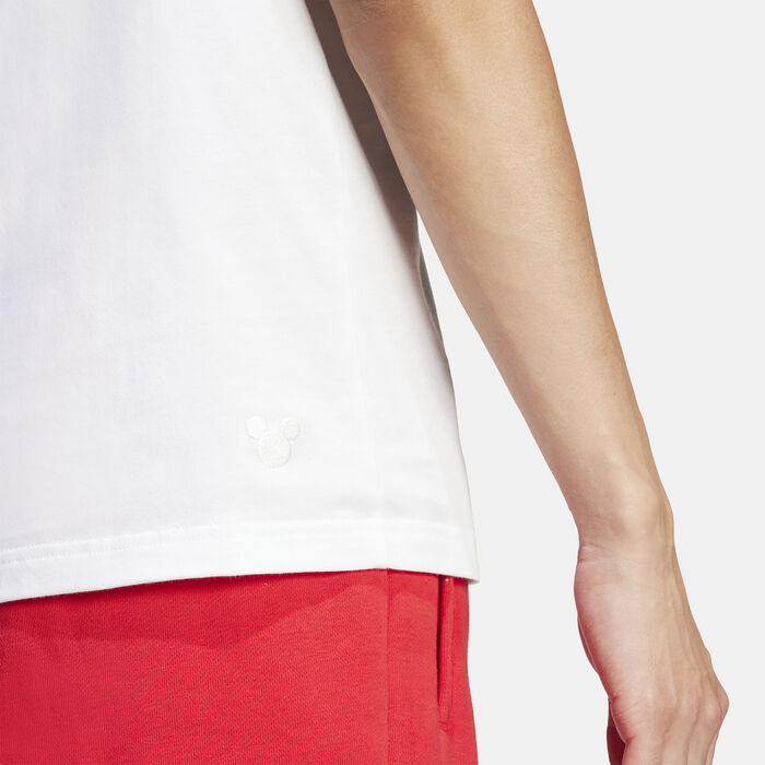 adidas Originals Men's Mickey Mouse x Originals T-Shirt White image number 4