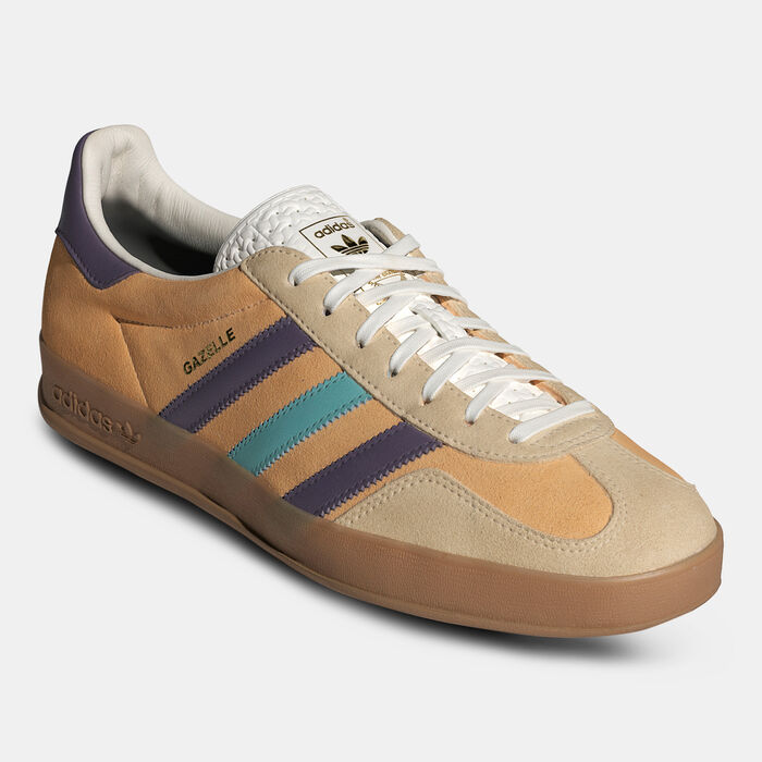 adidas Men's Gazelle Indoor Shoes Beige adidas Men's Gazelle Indoor Shoes Beige image number 1