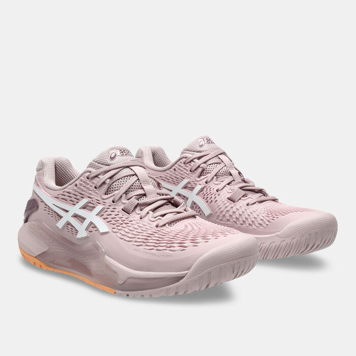 ASICS Women's GEL-RESOLUTION 9 Tennis Shoes Purple image number 1