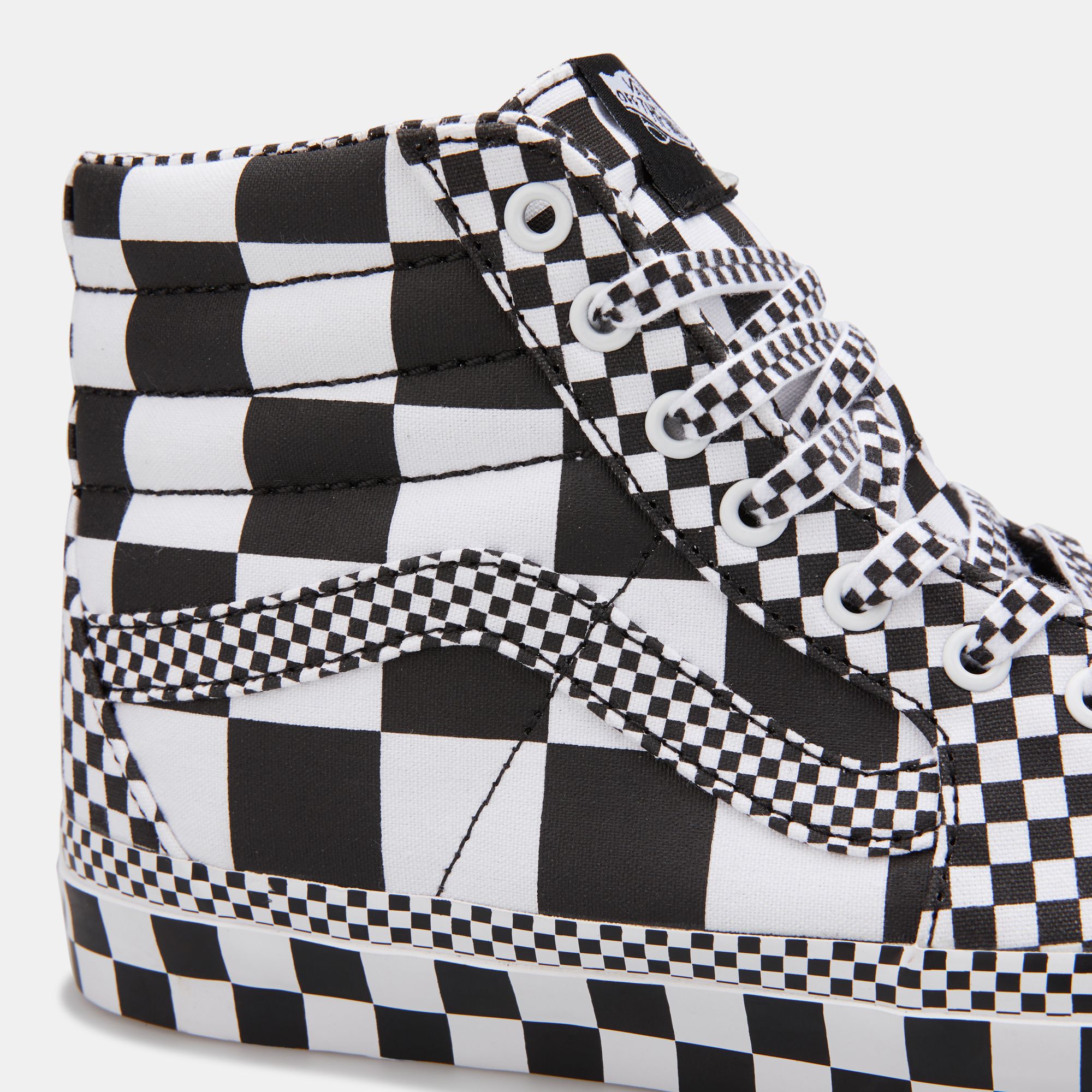 Allover Checkerboard Sk8 Hi Shoe