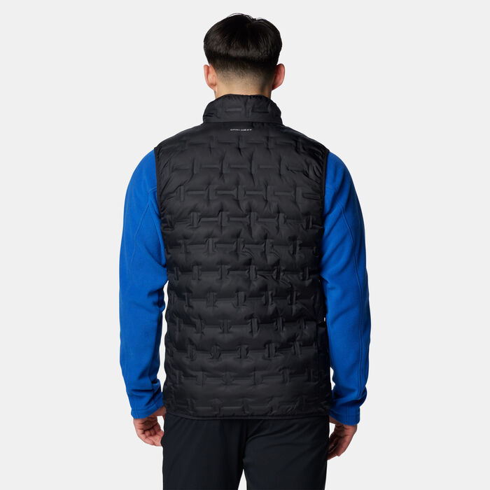 Columbia Men's Delta Ridge II Down Hiking Vest Black Columbia Men's Delta Ridge II Down Hiking Vest Black image number 1