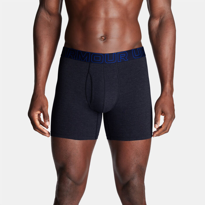 Under Armour Men's Performance Boxers (3 Pieces) Blue Under Armour Men's Performance Boxers (3 Pieces) Blue image number 0