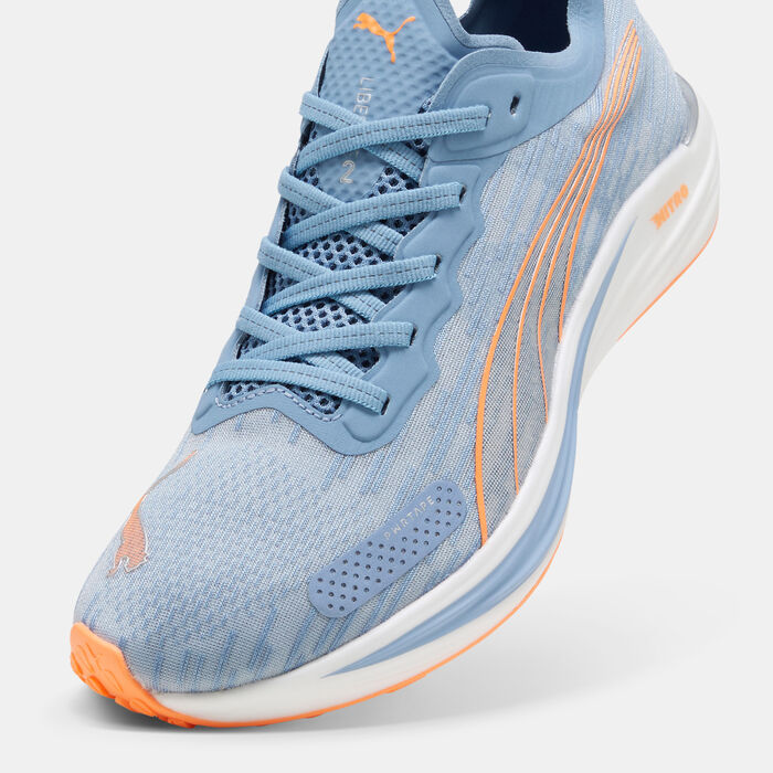 PUMA Men's Liberate NITRO 2 Running Shoes Blue PUMA Men's Liberate NITRO 2 Running Shoes Blue image number 4