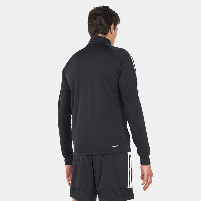 adidas Men's AEROREADY Sereno Cut 3-Stripes Track Jacket Black adidas Men's AEROREADY Sereno Cut 3-Stripes Track Jacket Black image number 1