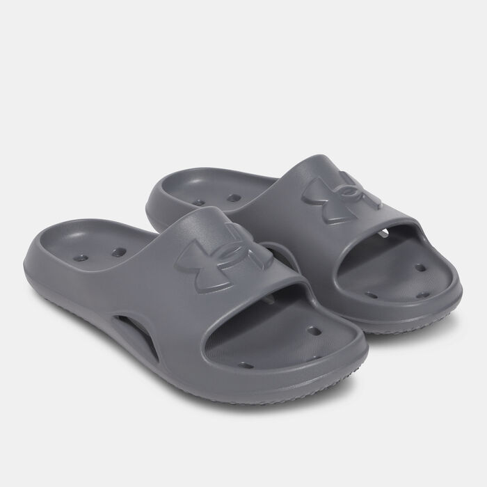 Under Armour Men's Locker V Slides Grey Under Armour Men's Locker V Slides Grey image number 1