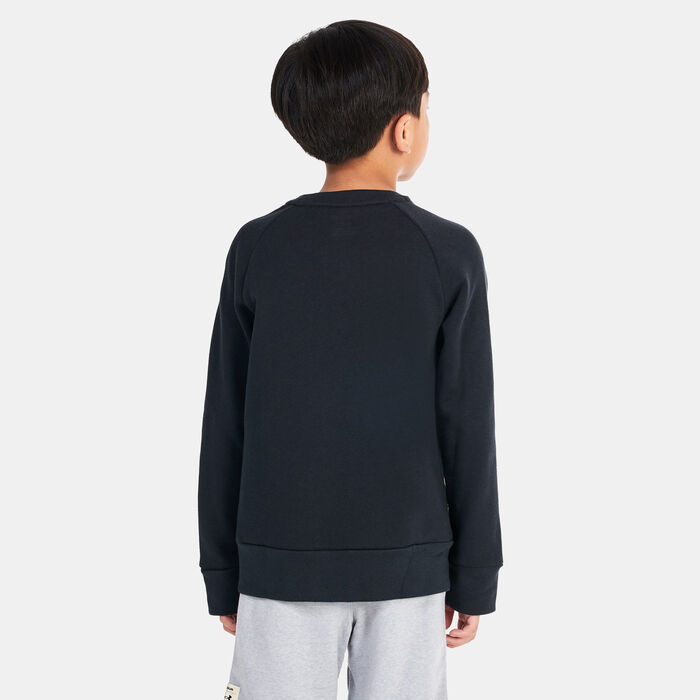 Under Armour Kids' UA Rival Fleece Sweatshirt Black Under Armour Kids' UA Rival Fleece Sweatshirt Black image number 1