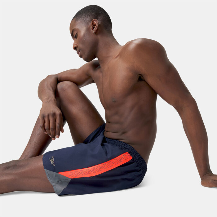 Speedo Men's Hyperboom Splice Swimming Shorts Blue image number 3