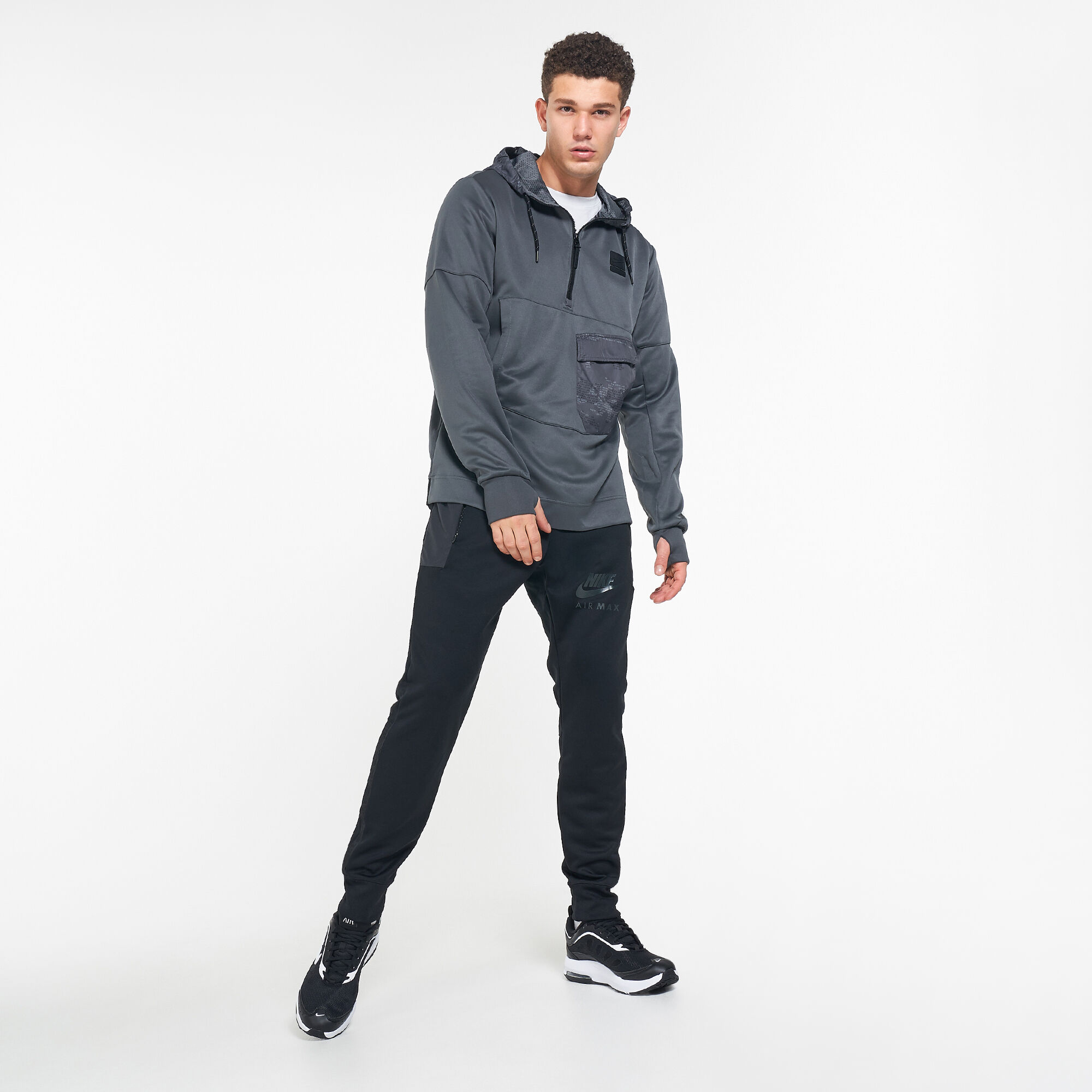 Nike air sales max half zip