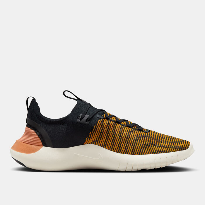 Nike Men's Free Run Flyknit Next Nature Road Running Shoes Brown image number 2