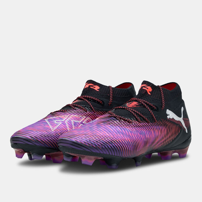 PUMA Men's FUTURE 8 Ultimate Firm Ground Football Shoes White PUMA Men's FUTURE 8 Ultimate Firm Ground Football Shoes White image number 1