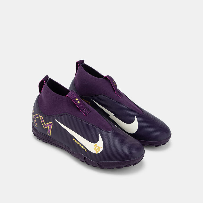 Nike Kids' Kylian Mbappe Mercurial Superfly 10 Academy Turf Ground Football Shoes Purple Nike Kids' Kylian Mbappe Mercurial Superfly 10 Academy Turf Ground Football Shoes Purple image number 1