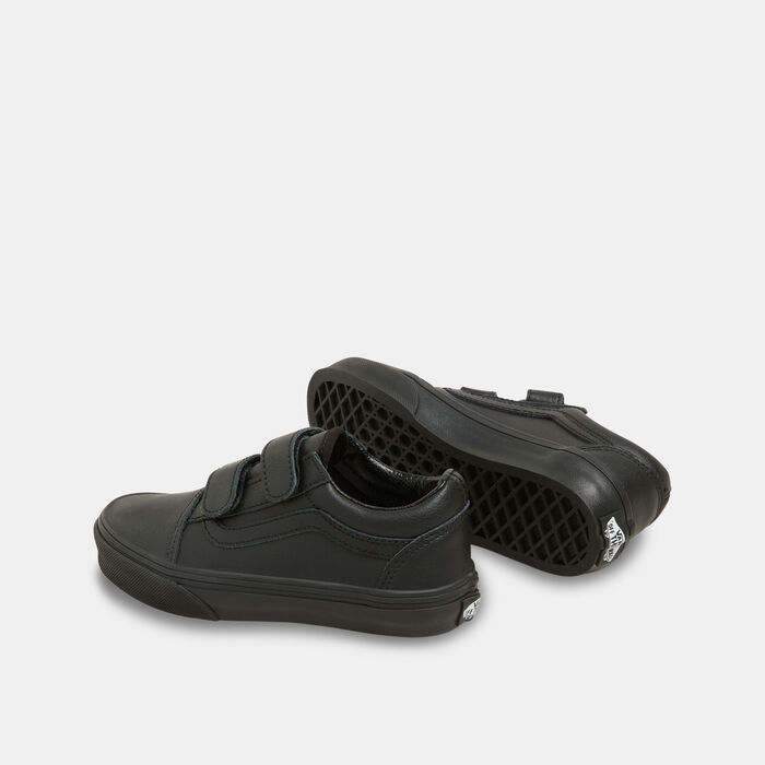 Vans Kids' Kids Old Skool V Classic Tumble Unisex Shoes (Younger Kids) Black Vans Kids' Kids Old Skool V Classic Tumble Unisex Shoes (Younger Kids) Black image number 2
