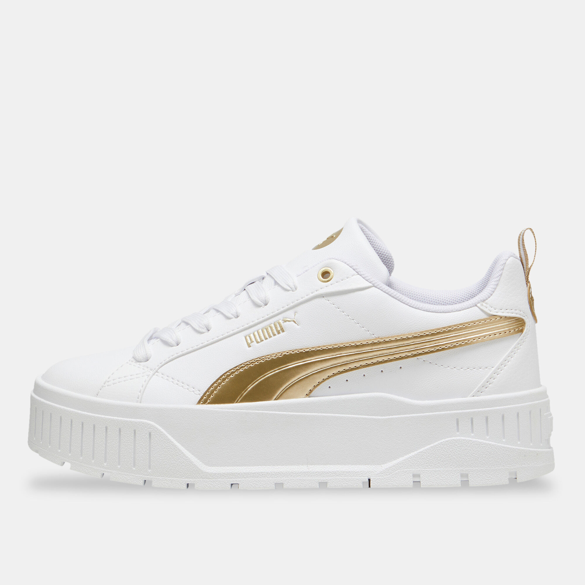 Shop PUMA Women's Karmen II Metallic Dream Shoes White