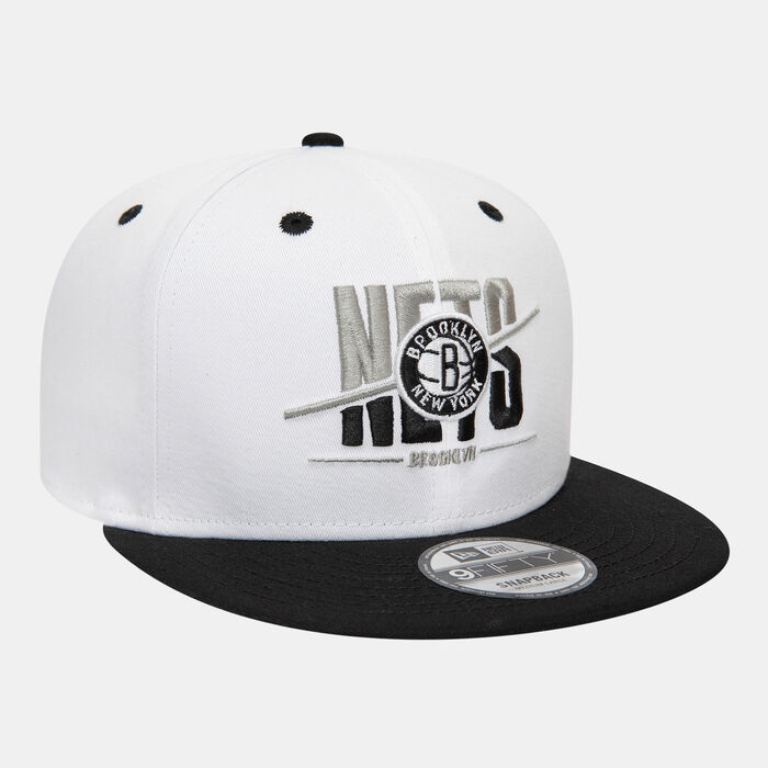 New Era Men's NBA Brooklyn Nets 9FIFTY Cap White New Era Men's NBA Brooklyn Nets 9FIFTY Cap White image number 4