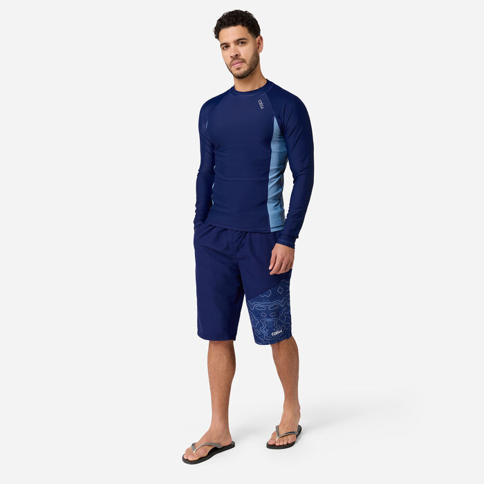 COEGA Men's Swimming Rashguard Blue COEGA Men's Swimming Rashguard Blue image number 2