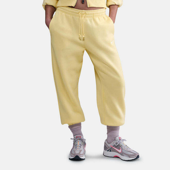 Nike Women's Sportswear Phoenix Fleece Sweatpants yellow Nike Women's Sportswear Phoenix Fleece Sweatpants yellow image number 0