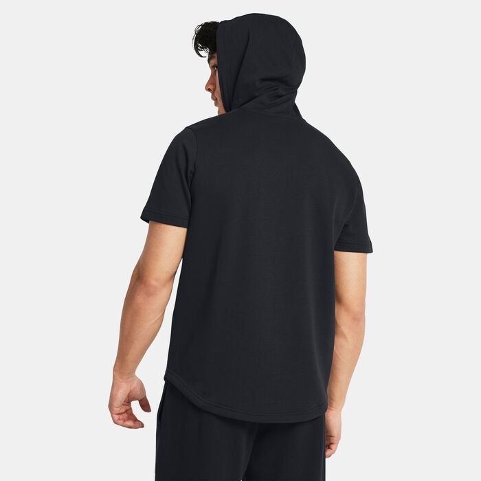 Under Armour Men's Project Rock Payoff Terry Hoodie Black Under Armour Men's Project Rock Payoff Terry Hoodie Black image number 1