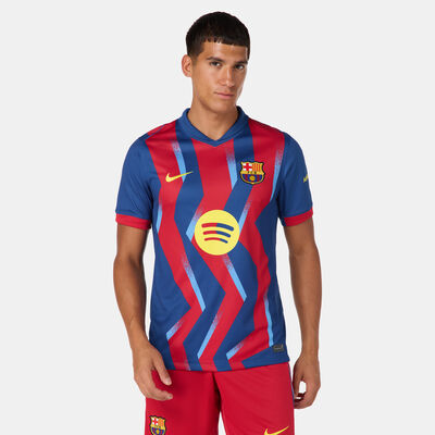 Nike Men's FC Barcelona 25/26 Fourth Replica Football Jersey Blue