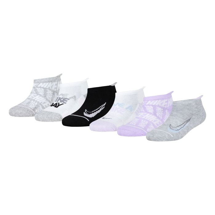 Nike Kids' Block Logo Socks (6 Pairs) White Nike Kids' Block Logo Socks (6 Pairs) White image number 0