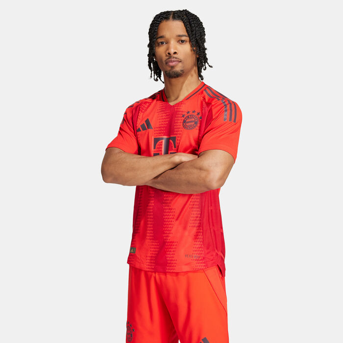 adidas Men's FC Bayern Home Authentic Football Jersey - 2024/25 Red adidas Men's FC Bayern Home Authentic Football Jersey - 2024/25 Red image number 0