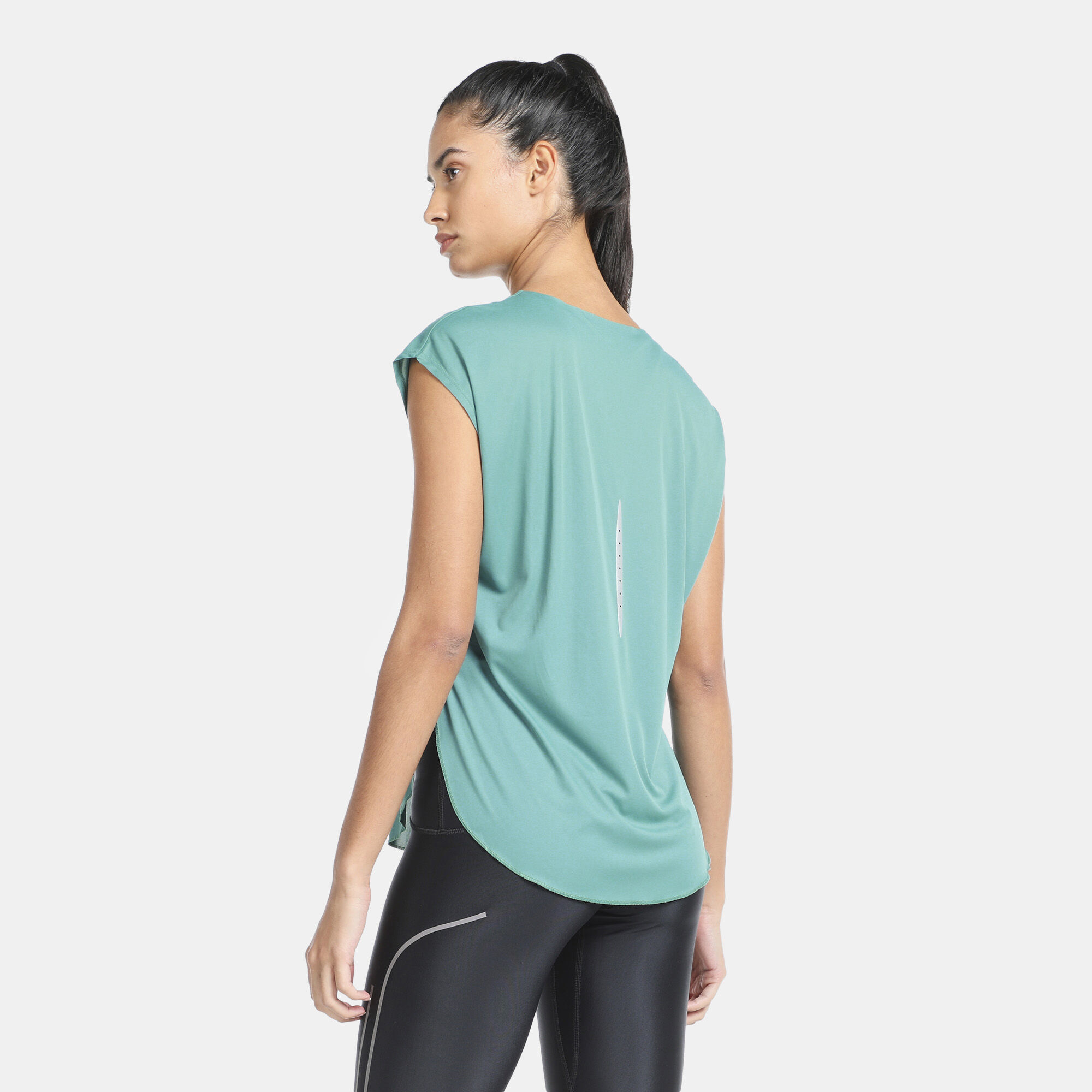 Buy Nike Women s City Sleek Running T Shirt Green in KSA SSS
