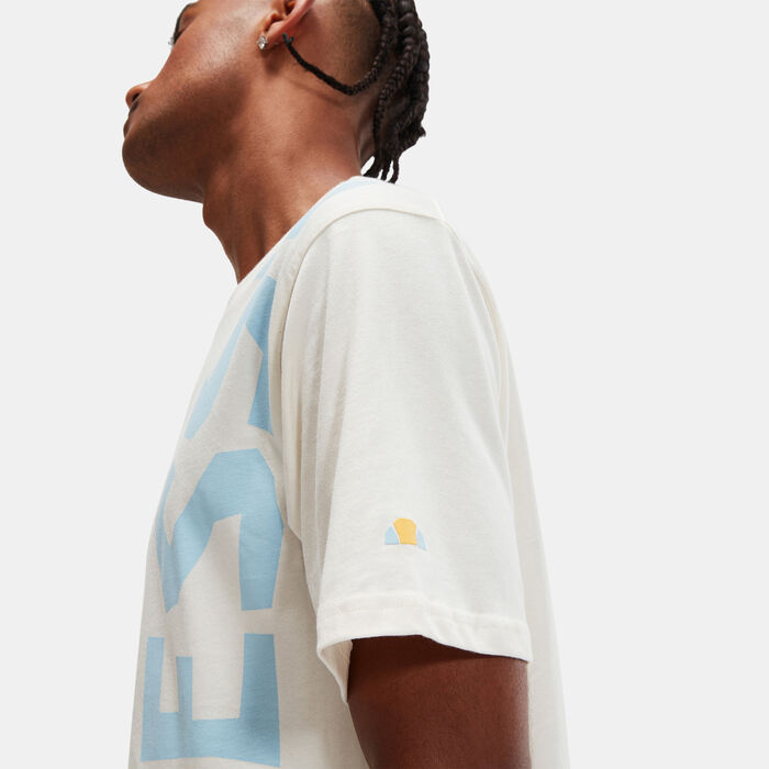 ellesse Men's Nils T-Shirt White ellesse Men's Nils T-Shirt White image number 4