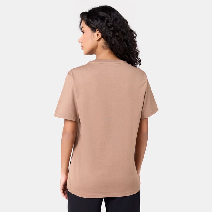 Converse Go-To Star Chevron Logo T-Shirt Brown Converse Go-To Star Chevron Logo T-Shirt Brown image number 1