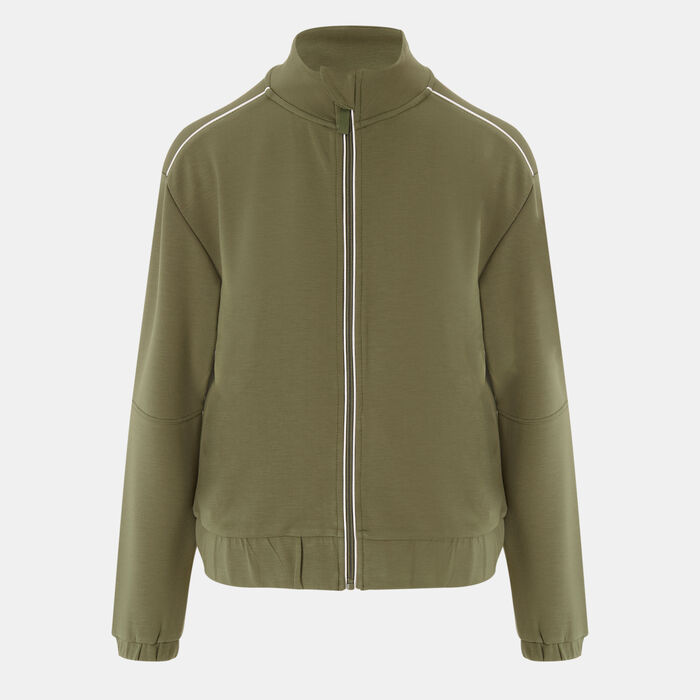 Sun and Sand Sports Women's Track Jacket Green Sun and Sand Sports Women's Track Jacket Green image number 0