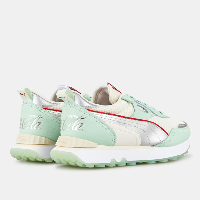 PUMA Men's X Coca-Cola Rider FV Shoe Green PUMA Men's X Coca-Cola Rider FV Shoe Green image number 3