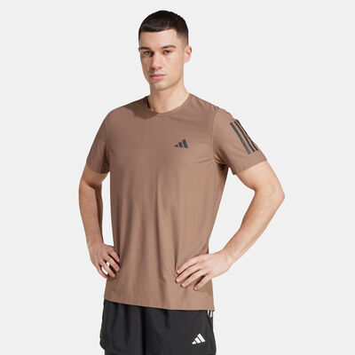 adidas Men's Own the Run T-Shirt Brown