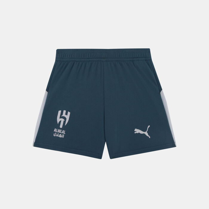 PUMA Kids' Al Hilal Replica Football Shorts Grey PUMA Kids' Al Hilal Replica Football Shorts Grey image number 0