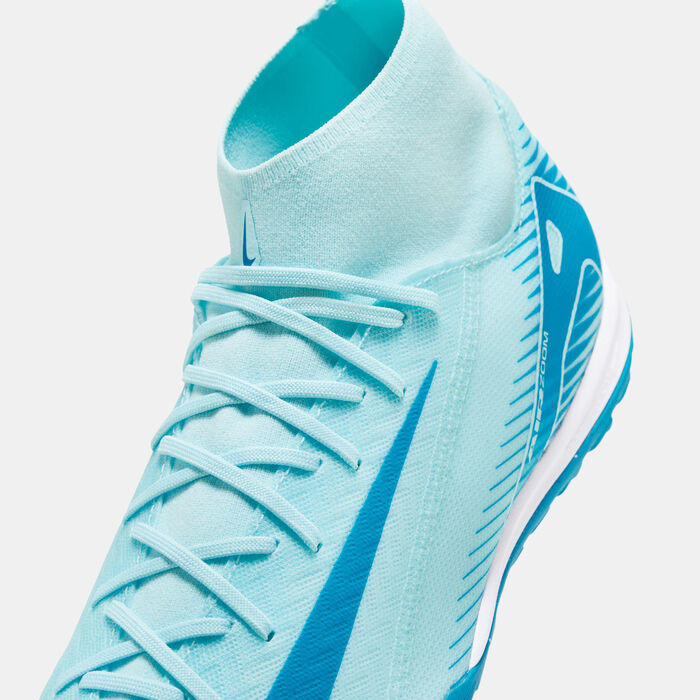 Nike Men's Mercurial Superfly 10 Academy Turf Ground Football Shoes Blue image number 5