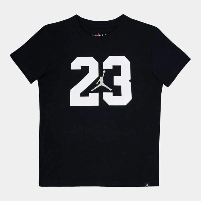 Jordan Kids' Iconic 23 Logo T-Shirt Black Jordan Kids' Iconic 23 Logo T-Shirt Black image number 0