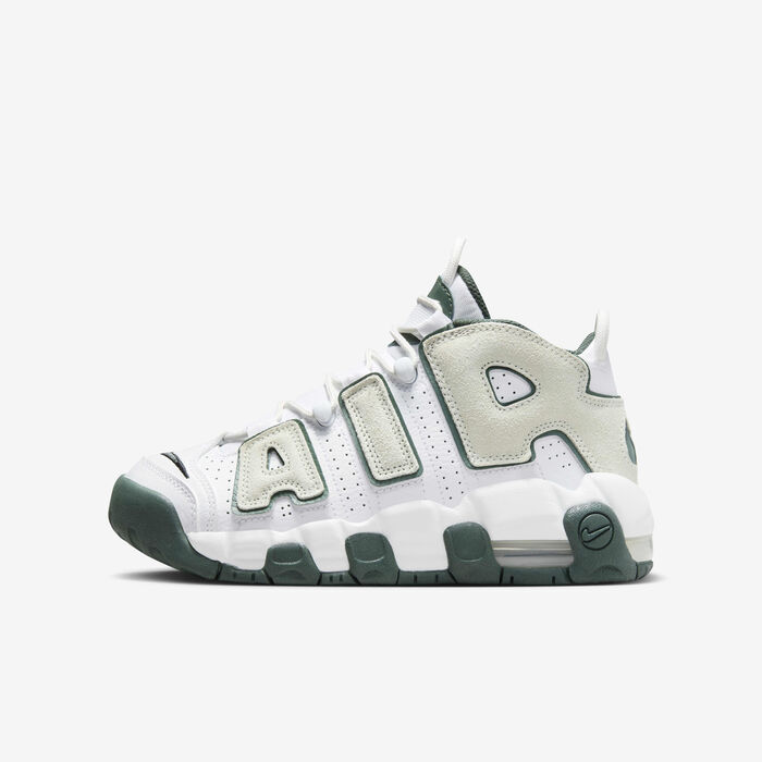 Nike Kids' Air More Uptempo Shoes White Nike Kids' Air More Uptempo Shoes White image number 0