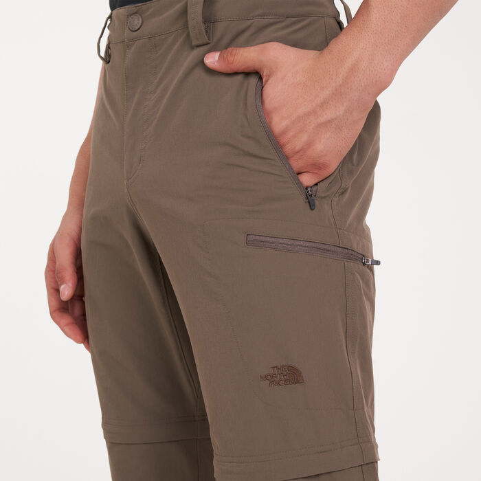 The North Face Men's Exploration Convertible Pants Brown The North Face Men's Exploration Convertible Pants Brown image number 4