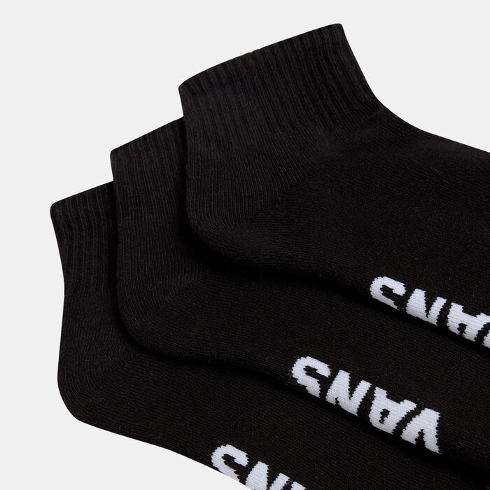 Vans Men's Classic Ankle Socks (3 Pairs) Black Vans Men's Classic Ankle Socks (3 Pairs) Black image number 2