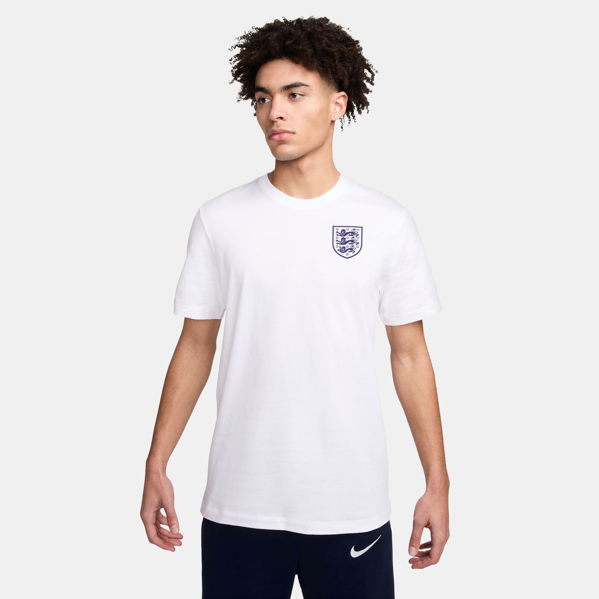 Men s England Football Crest T Shirt White Nike in KSA SSS