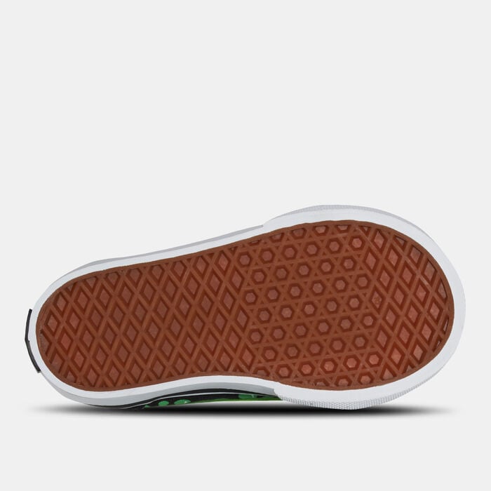Vans Kids' Old Skool V Glow Shoes Black Vans Kids' Old Skool V Glow Shoes Black image number 2