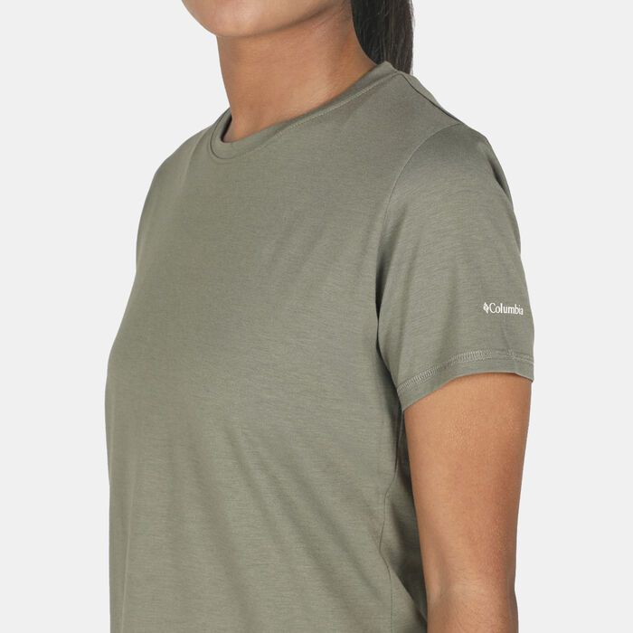 Columbia Women's Sun Trek Graphic T-Shirt Green image number 3