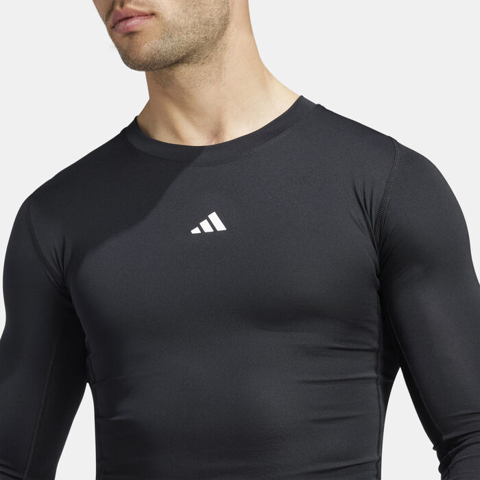 adidas Men's TECHFIT Training Compression Top Black adidas Men's TECHFIT Training Compression Top Black image number 4