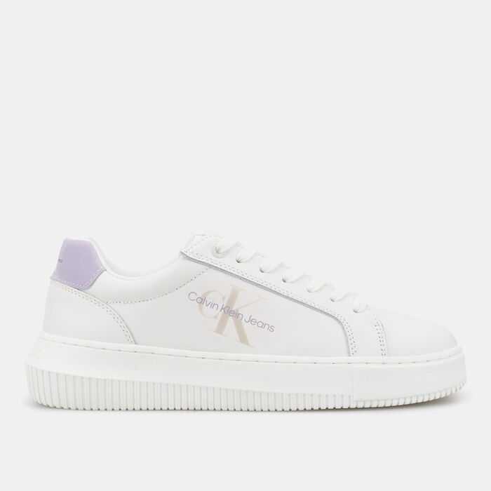 Calvin Klein Women's Leather Platform Shoe White Calvin Klein Women's Leather Platform Shoe White image number 0