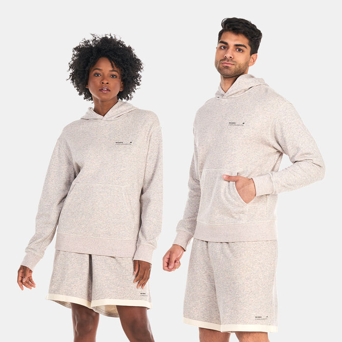 New Balance NB Athletics Undyed Sweat Hoodie Grey New Balance NB Athletics Undyed Sweat Hoodie Grey image number 0
