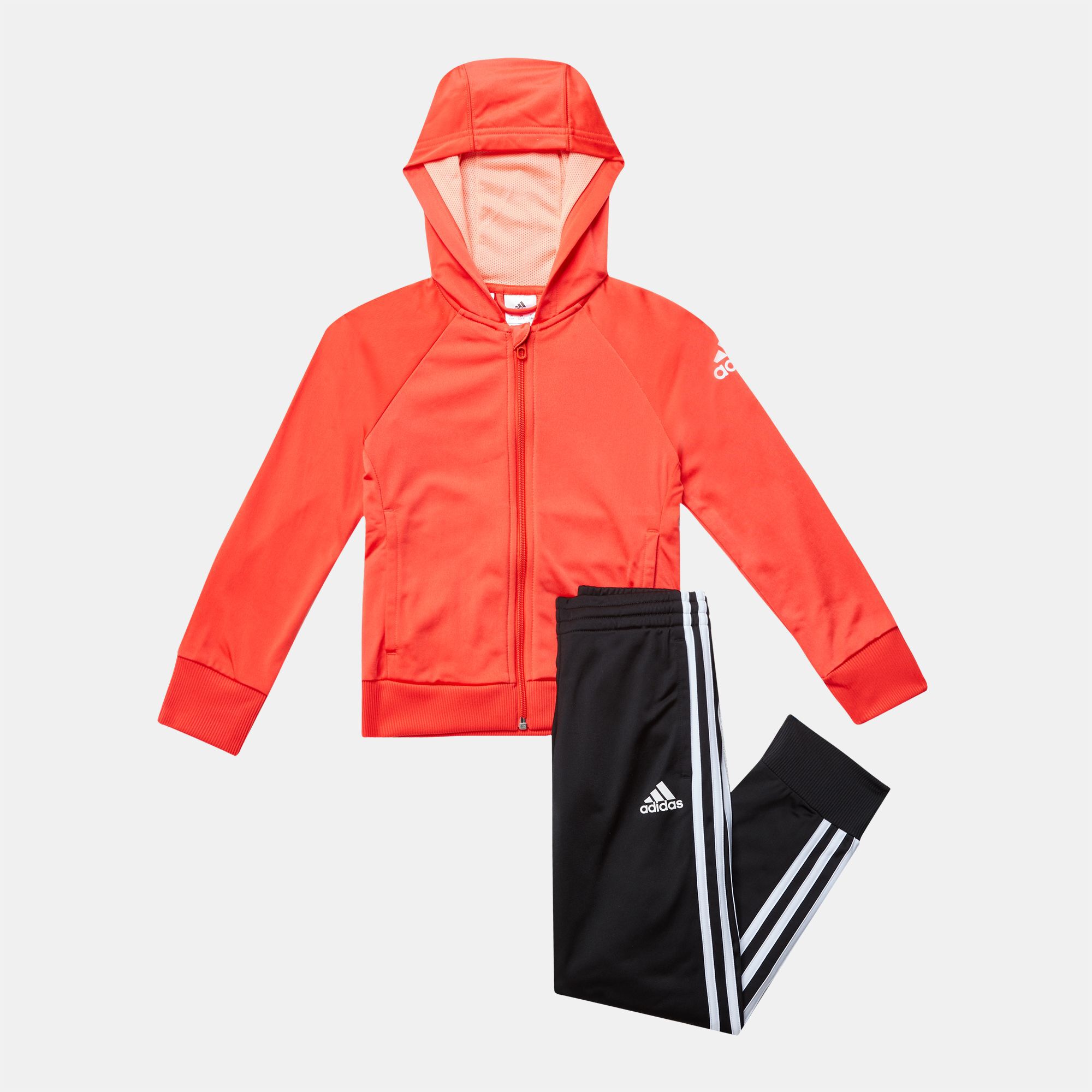 Kids orange online adidas tracksuit