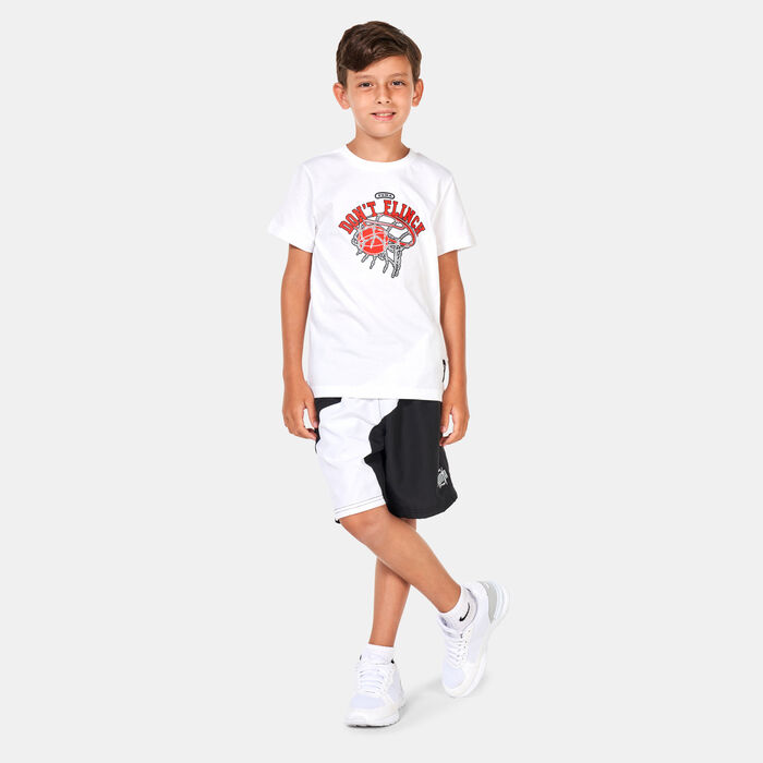 PUMA Kids' Clyde Basketball Shorts Black PUMA Kids' Clyde Basketball Shorts Black image number 2