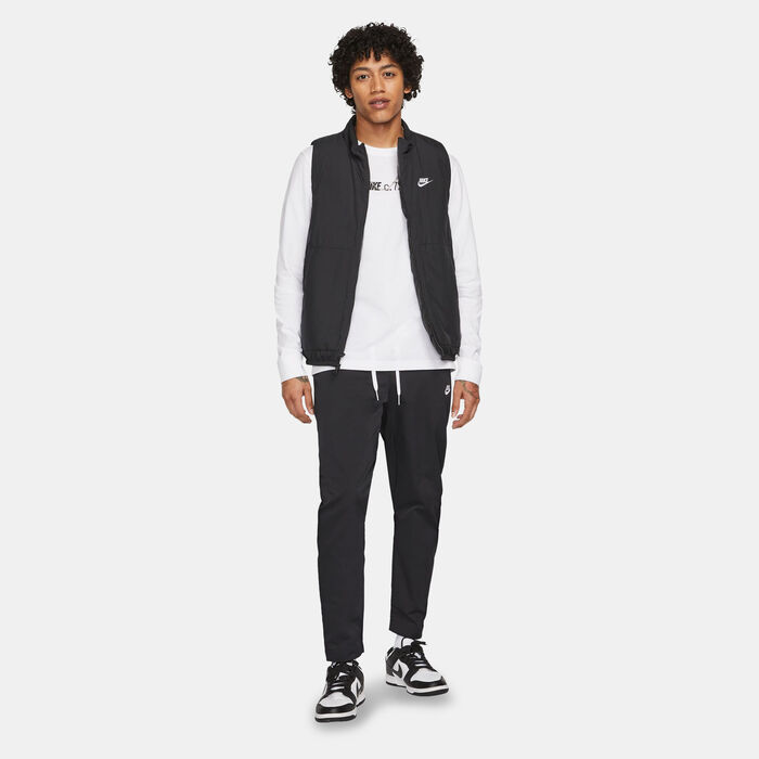 Nike Men's Club Tapered-Leg Trousers Black Nike Men's Club Tapered-Leg Trousers Black image number 2