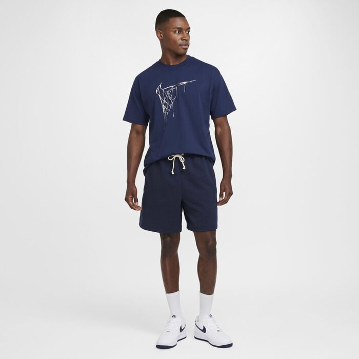 Nike Men's Max90 Basketball T-Shirt Blue Nike Men's Max90 Basketball T-Shirt Blue image number 4