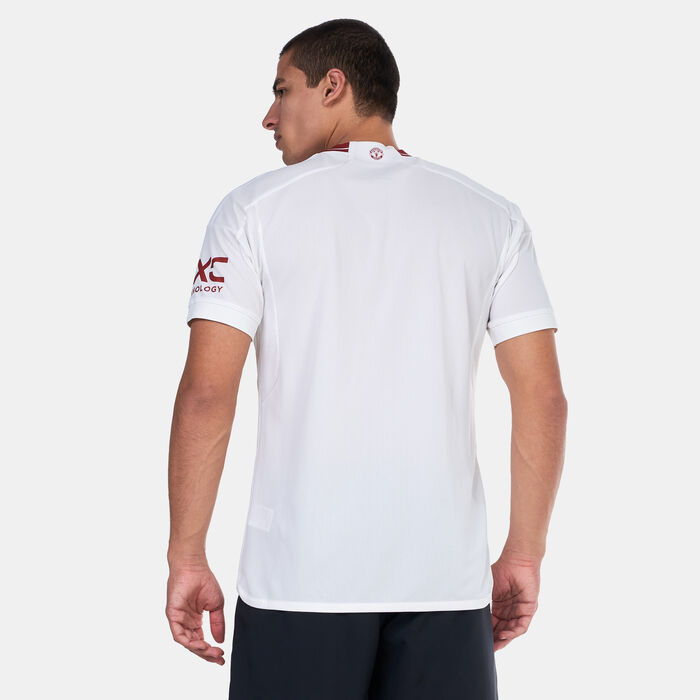 adidas Men's Manchester United Football Third Jersey - 2023/24 White image number 1